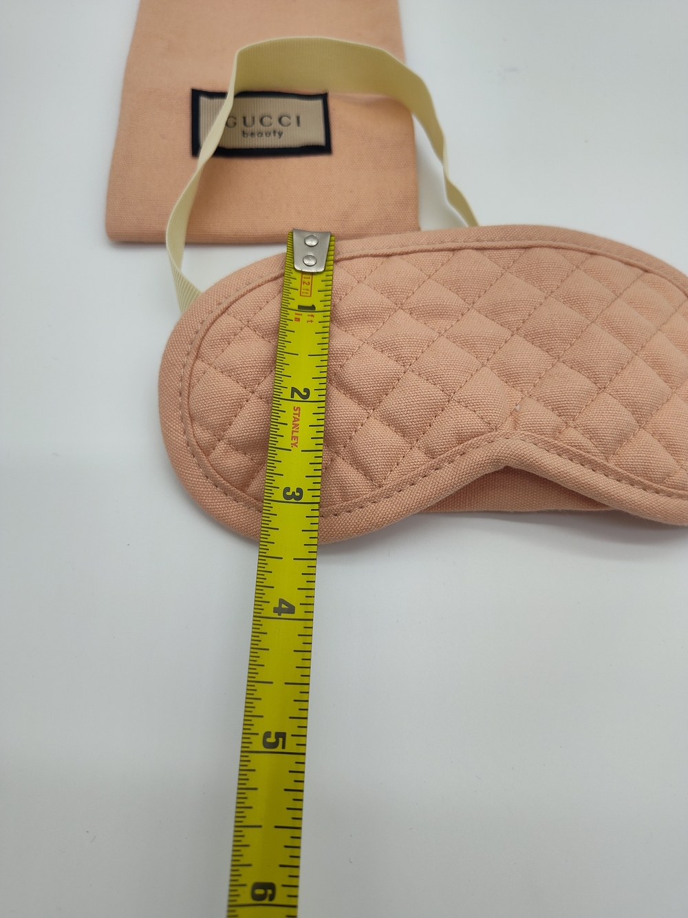GUCCI Beauty Quilted Sleep Mask Travel Set Blush Pink Floral NIP GWP NWT - Picture 5 of 6